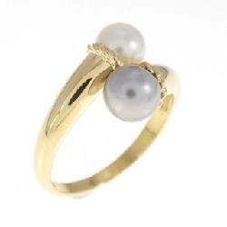 Nhẫn ngọc trai Akoya K18YG 5.3mm