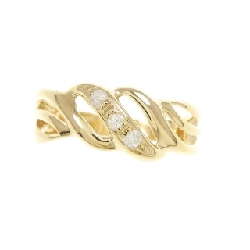 Nhẫn kim cương K18YG 0.06CT 668745