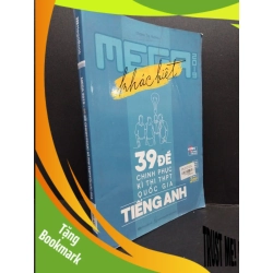 (TẶNG BOOKMARK) Mega 2019 - 39 đề chinh phục kì thi THPT quốc gia Tiếng anh mới 80%, dơ nhẹ, ố nhẹ 2018 RBK1406 Dương Thị Hương SÁCH HỌC NGOẠI NGỮ