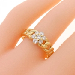 Nhẫn kim cương hoa K18YG 0.36CT 669292