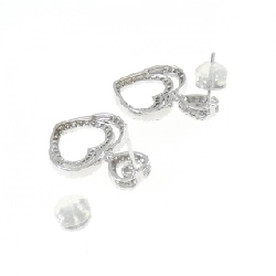 K14WG Bông tai kim cương hình trái tim 0.58CT - Hàng hiệu Chính hãng 868120