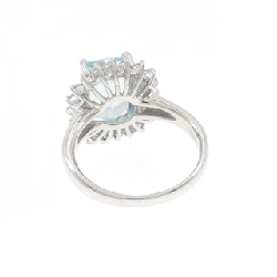 Nhẫn Aquamarine PT900 3.32CT - Hàng hiệu Chính hãng 855068