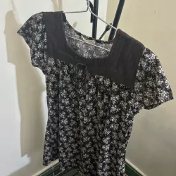 Áo nhung nữ hoa nhí  791310