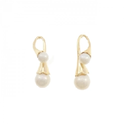 K18YG Bông tai ngọc trai nước ngọt - Hàng hiệu Authentic