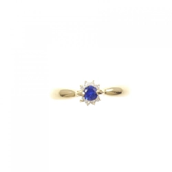 Nhẫn Sapphire tổng hợp Clé de Saint Pierre 0.10CT - Hàng hiệu Authentic 836363