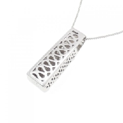 K18WG Pave Diamond Necklace 0.50CT - Hàng hiệu Chính hãng 862005