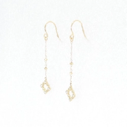 K18YG Bông tai kim cương 0.08CT - Hàng hiệu Chính hãng 873379