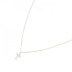 K18YG Dây chuyền kim cương chéo 0.12CT - Hàng hiệu chính hãng 862250