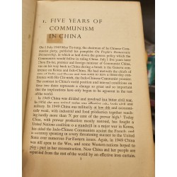 CHINA UNDER COMMUNISM : THE FIRST FIVE YEARS (RICHARD L. WALKER) 119832