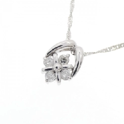 Dây chuyền kim cương K18WG 0.10CT - Hàng hiệu Chính hãng 858690