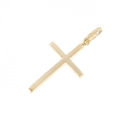 K18YG Mặt dây chuyền hình chữ thập - Hàng hiệu Chính hãng