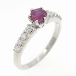 Nhẫn Ruby PT900 0.39CT