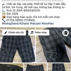 🔥Short Cargo thương hiệu tại Nhật Sorridere🔥 696925