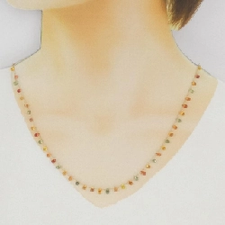 K18PG Sapphire Necklace 17.00CT - Hàng hiệu Authentic 857591