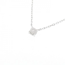 K18WG Solitaire Dây chuyền kim cương 0.120CT - Hàng hiệu Chính hãng 862176