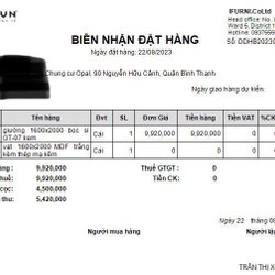 Giường 1m6 x 2m - nội thất Ifurni - bọc si kem mới 100% 105449