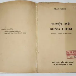 Tiểu thuyết Nam Phi TUYỆT MÙ BÓNG CHIM (Allan Paton) 791536