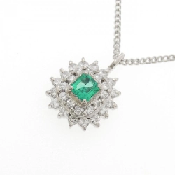 Dây chuyền Emerald PT900/PT850 0.20CT - Hàng hiệu Chính hãng 859621