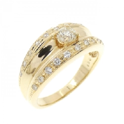 Nhẫn kim cương K18YG 0.51CT - Hàng hiệu Authentic