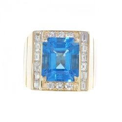 Nhẫn Blue Topaz K18YG/K18WG 7.72CT 666176