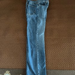 Quần jeans uniqlo ống suông size S màu xanh đậm chính hãng  164843