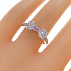 Nhẫn kim cương PT900 hình ruy băng 0.80CT - Hàng hiệu Authentic 852843