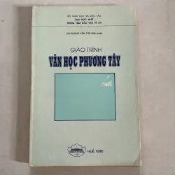 Giáo trình văn học phương tây - Phùng Văn Tửu - 1996s