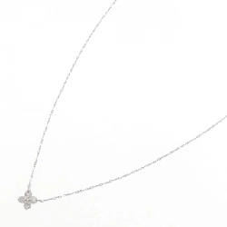 Dây chuyền kim cương hoa PT900/PT850 0.10CT - Hàng hiệu Authentic 857382