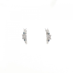 PT900 Bông tai kim cương hoa 0.10CT - Hàng hiệu Authentic