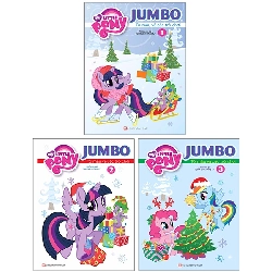 Bộ Sách My Lititle Pony - Jumbo Tô Màu Và Các Trò Chơi - Tập 1,2,3 (Bộ 3 Cuốn) (2022) - Nhiều Tác Giả