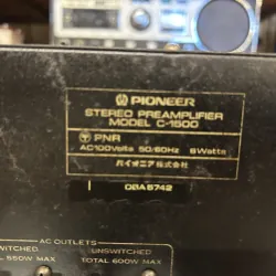 Pre Pioneer C-1500 752998