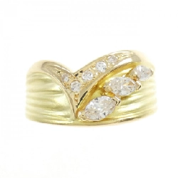 Nhẫn kim cương K18YG 0.26CT 672726