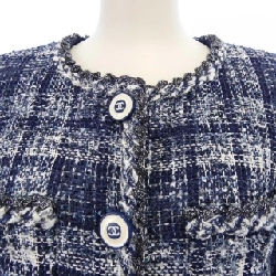 Áo khoác không cổ CHANEL P58382V44202 - Hàng hiệu Authentic 814412