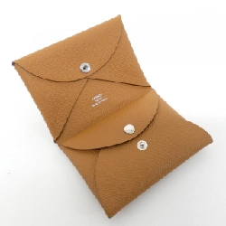 【Sản phẩm chưa sử dụng】Ví tiền Hermes Calvi Duo 083035CK 620665