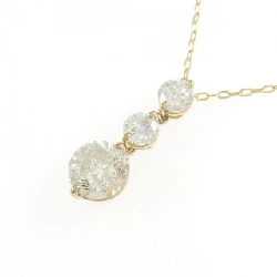 K18YG Ba viên đá kim cương Dây chuyền 2.04CT - Hàng hiệu Chính hãng 859222