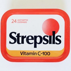 Vỏ hộp kẹo ngậm Strepsils năm 1999 71641