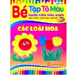 Bộ 4 quyển Bé Tập Tô màu Mẫu Giáo Theo Chủ Đề: Các Loài Hoa, Động vật Dưới Nước, Các Loài Chim, Phương Tiện Giao Thông 276028