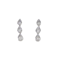 PT900 Bông tai kim cương 0.30CT - Hàng hiệu Chính hãng