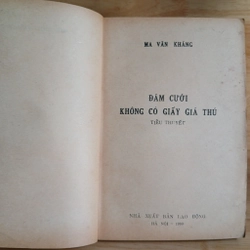 Đám Cưới Không Có Giấy Giá Thú (Xb 1999) - Ma Văn Kháng 475728