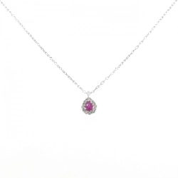 K18WG Nhẫn Ruby 0.14CT - Hàng hiệu Chính hãng