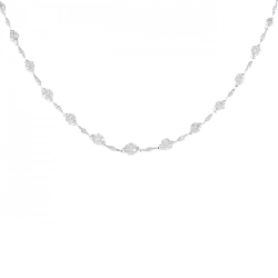 K18WG Dây chuyền kim cương 3.06CT - Hàng hiệu Chính hãng