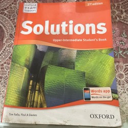 Solutions Upper Intermediate Student's book 71684