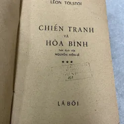 CHIẾN TRANH VÀ HOÀ BÌNH - NGUYỄN HIẾN LÊ 928257