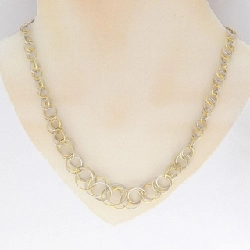 Nhà thiết kế Gianmaria Buccellati 750 ba màu dây chuyền - Hàng hiệu Authentic 843177