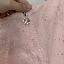 Đầm Tommy nữ không tay hồng 792126