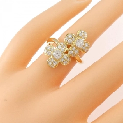 Nhẫn kim cương hoa K18YG 1.09CT 667744