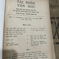 Tạp chí tác phẩm văn học - bìa Dương Bích Liên  1026235