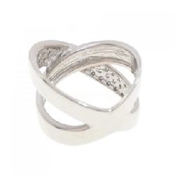 Nhẫn kim cương Pavé K18WG 0.46CT 670457