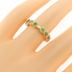 Nhẫn K18YG Full Eternity Ngọc Bích 1.80CT - Hàng hiệu Chính hãng 851396