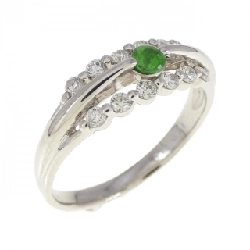 Nhẫn Đá Garnet Demantoid PT900 0.11CT